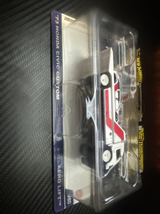 1 64 Hot Wheels Premium 2025 Team JBM36 Honda Civic Custom Aero Lift