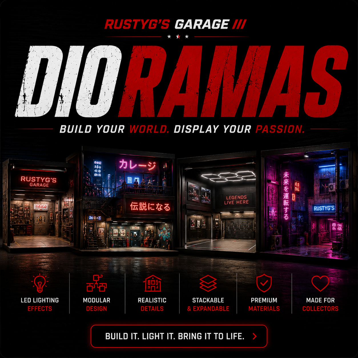 🌆 Garage Dioramas