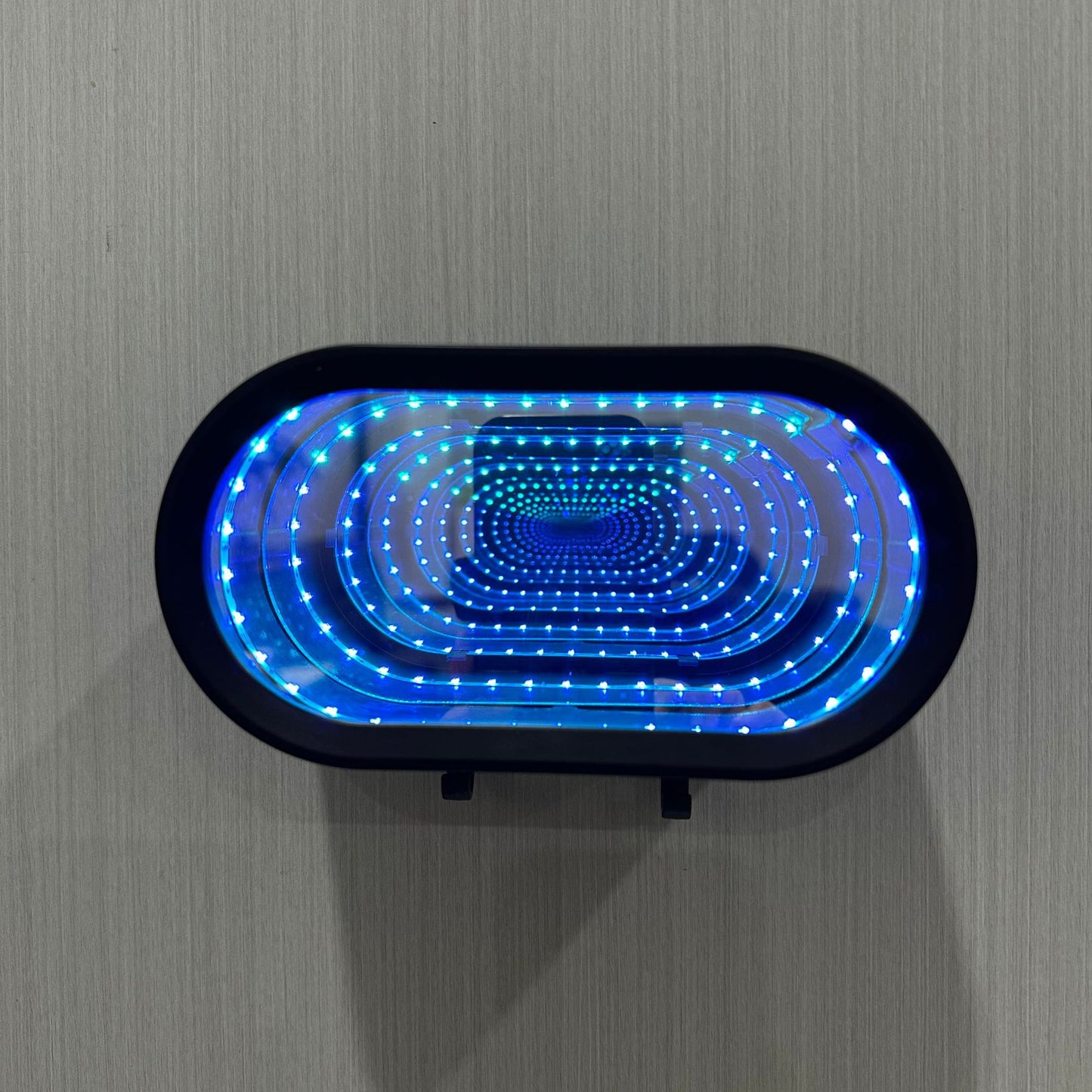 Infinity LED Garage Key Holder with Mirror