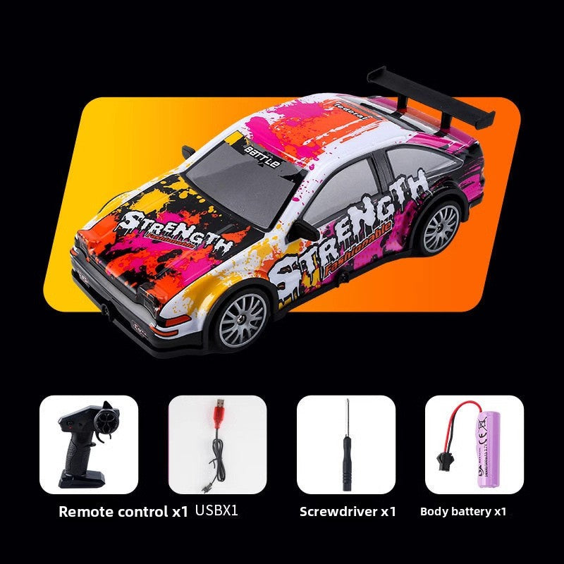 1:16 4WD LED Drift RC Car – High-Speed Rechargeable Racing Machine 🏁