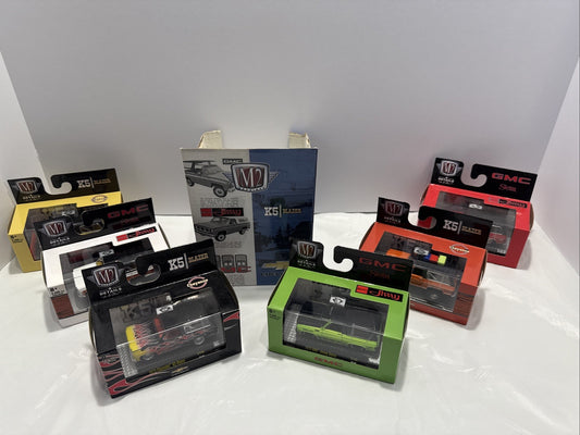 M2 Machines K5 Blazer/GMC Jimmy Walmart Exclusive Set Of 6 With Sleeve