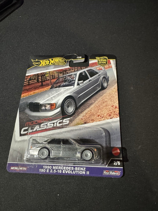 🔥Hot Wheels Modern Classics Lot of 2 Mercedes 190  & Nissan SilEighty 🔥