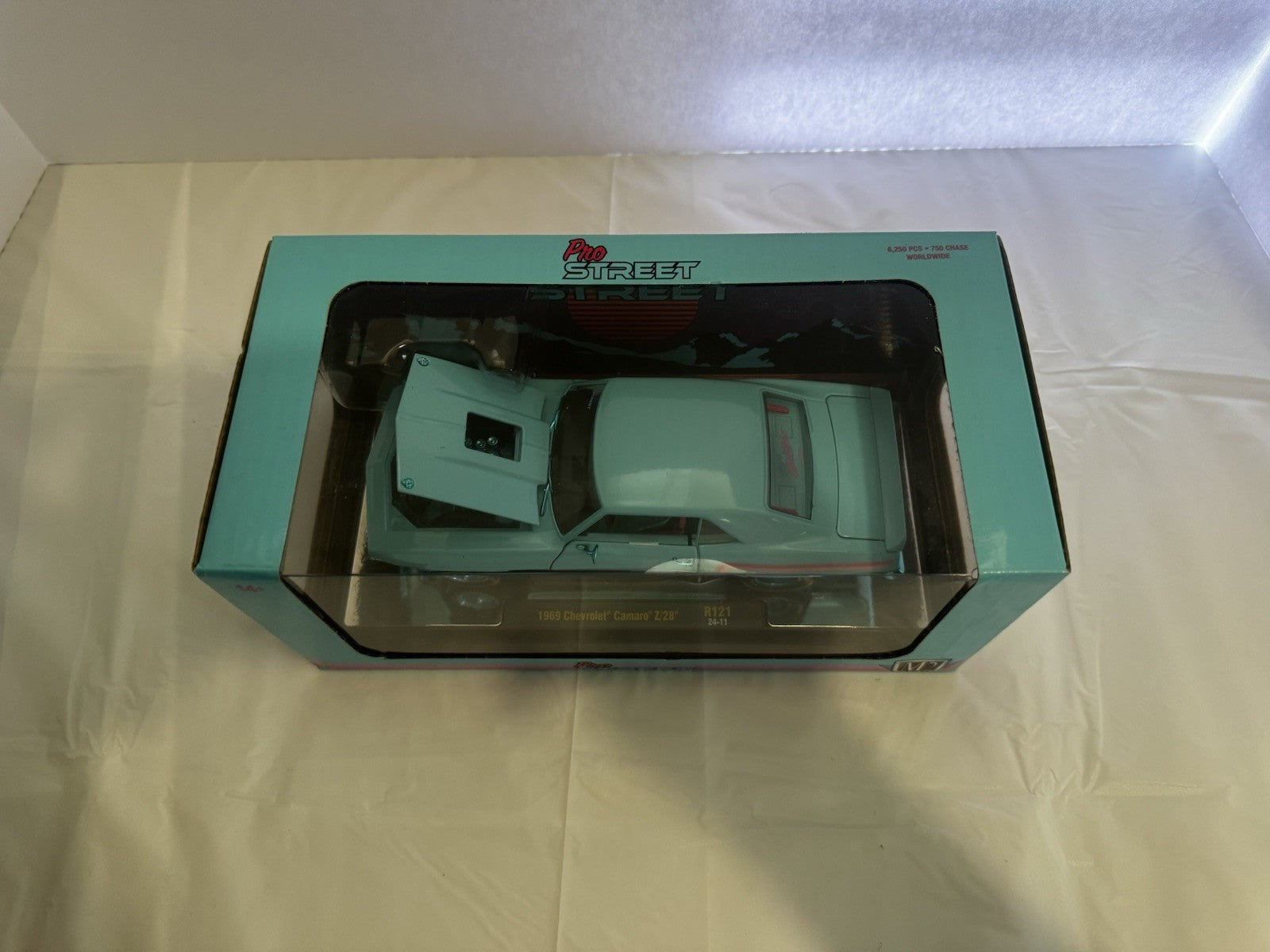 M2 Machines 2024 Pro Street 1969 Chevrolet Camaro Z28 1/24 Scale Model R121