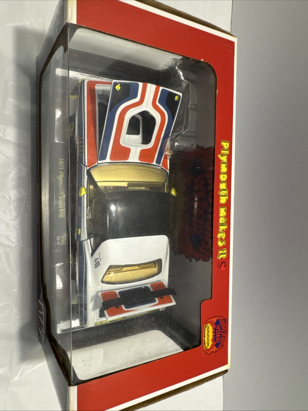 M2 Machines 1971 Plymouth Cuda 440 CHASE 1 of 750 pcs Rapid Transit System