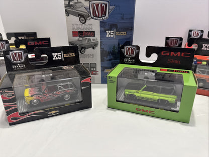 M2 Machines K5 Blazer/GMC Jimmy Walmart Exclusive Set Of 6 With Sleeve