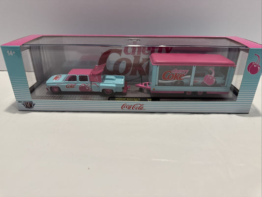 M2 Machines 1:64 CHASE Hauler 1973 Cheyenne Super 30/Iroc-Z Cherry Coke-NEW