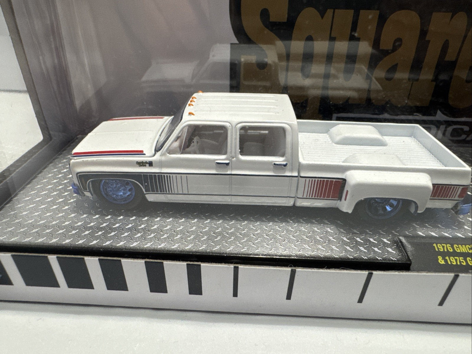 M2 Machines Squarebody CHASE 1976 GMC Sierra 3500 1975 GMC Jimmy Sierra🔥