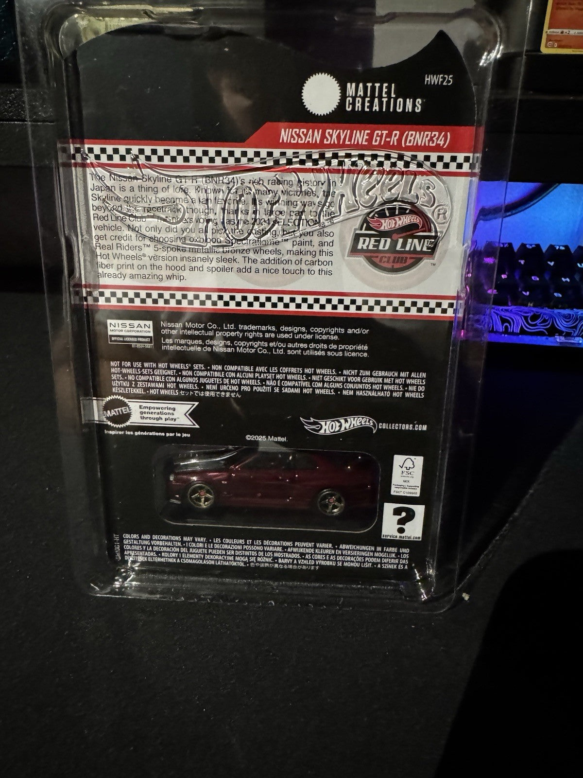 HOT WHEELS RLC SELECTIONS NISSAN SKYLINE GT-R BNR34