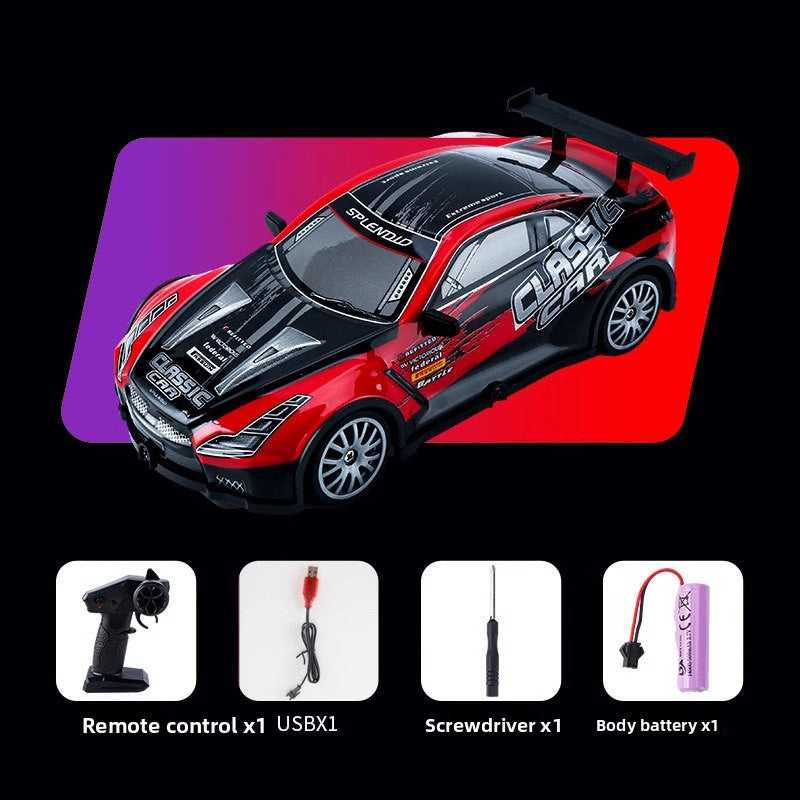 1:16 4WD LED Drift RC Car – High-Speed Rechargeable Racing Machine 🏁
