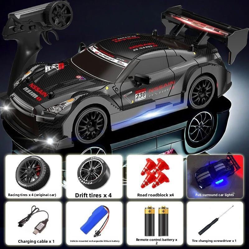 1:16 4WD LED Drift RC Car – High-Speed Rechargeable Racing Machine 🏁