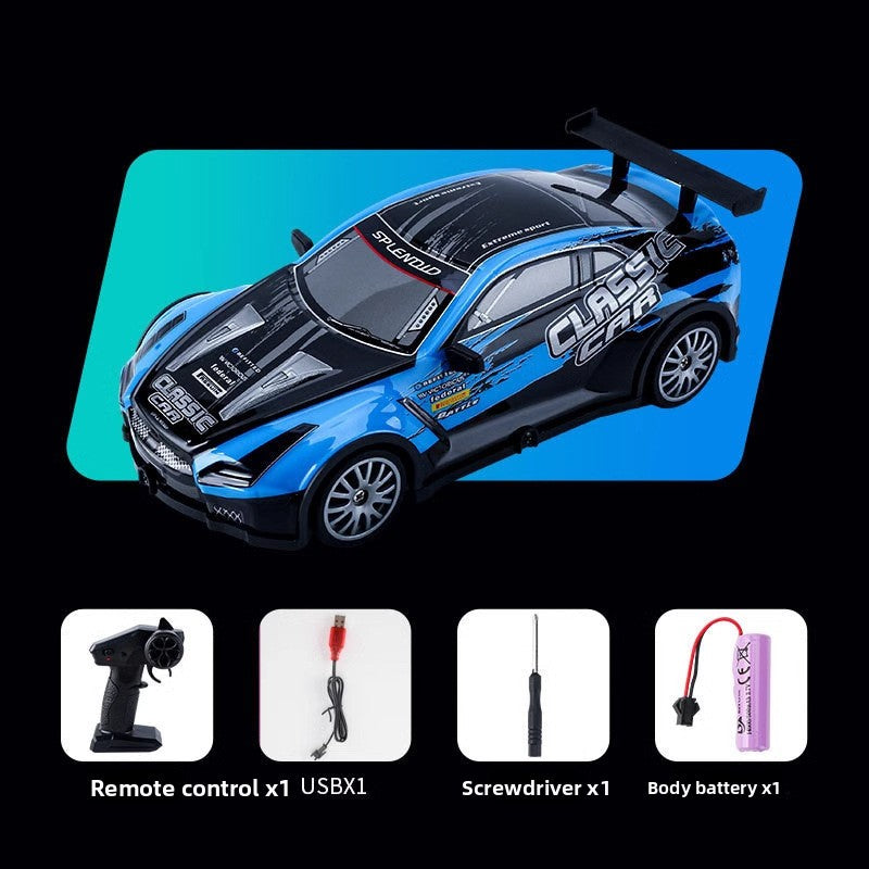 1:16 4WD LED Drift RC Car – High-Speed Rechargeable Racing Machine 🏁