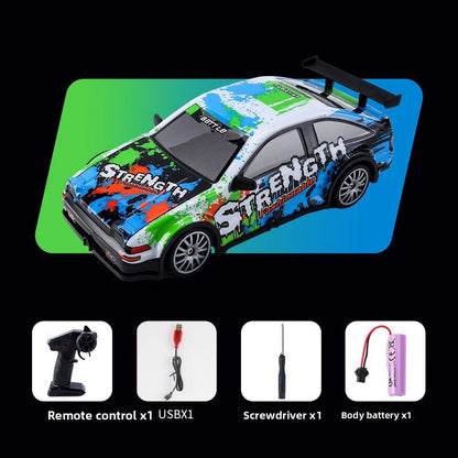 1:16 4WD LED Drift RC Car – High-Speed Rechargeable Racing Machine 🏁