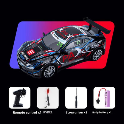 1:16 4WD LED Drift RC Car – High-Speed Rechargeable Racing Machine 🏁