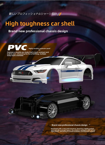 1:16 4WD LED Drift RC Car – High-Speed Rechargeable Racing Machine 🏁
