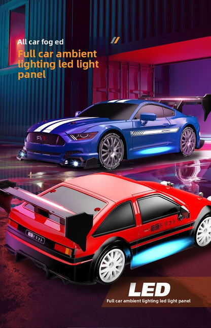 1:16 4WD LED Drift RC Car – High-Speed Rechargeable Racing Machine 🏁